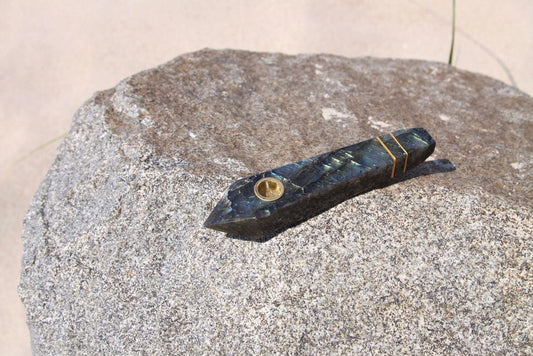 Labradorite Galaxy Pipe-1