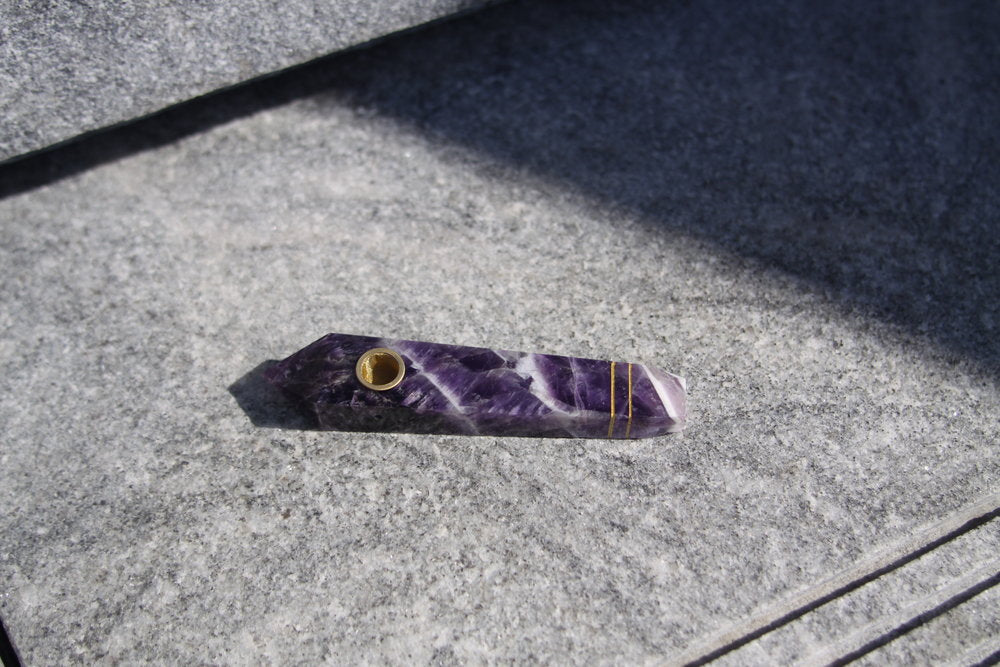 Purple Amethyst Pipe-2