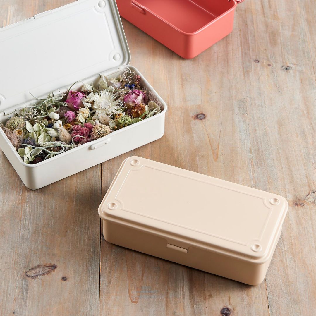 Steel Stackable Storage Box (Beige)