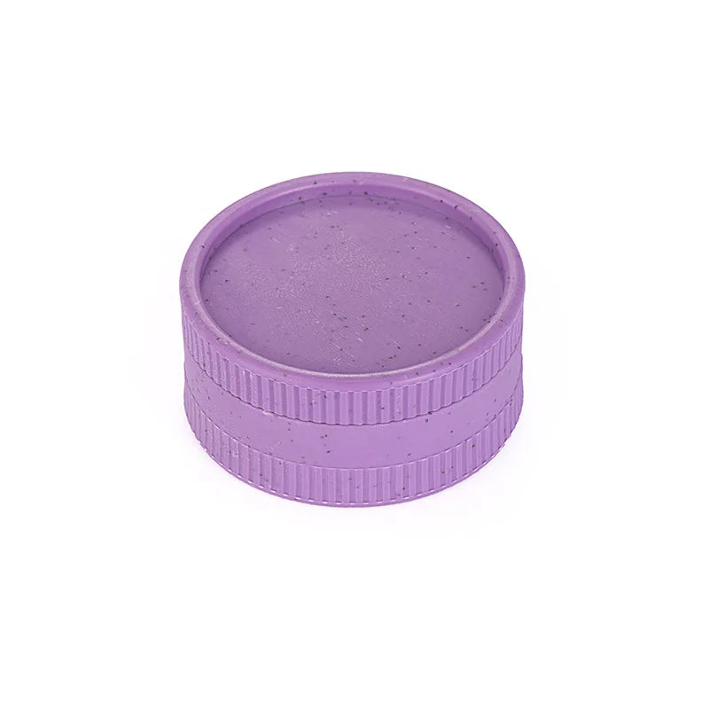 Degradable Plastic Herb Grinder Articles for Smoking Grass 2 Layer Tobacco Spice Crusher Smoking Accessories