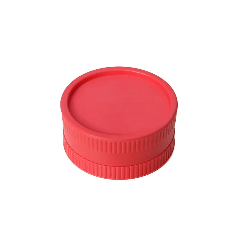 Degradable Plastic Herb Grinder Articles for Smoking Grass 2 Layer Tobacco Spice Crusher Smoking Accessories