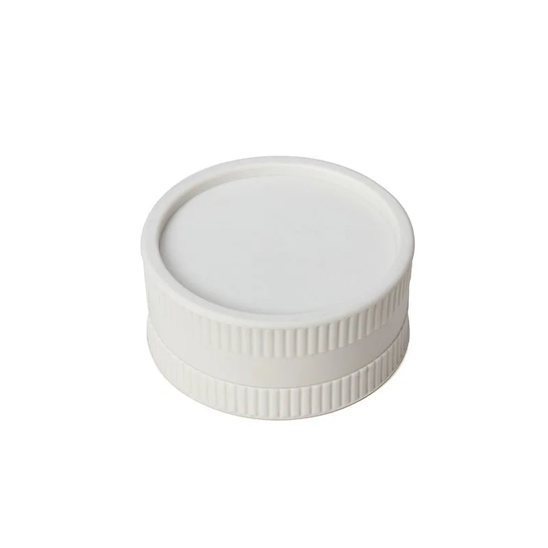 Degradable Plastic Herb Grinder Articles for Smoking Grass 2 Layer Tobacco Spice Crusher Smoking Accessories
